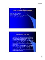 Chương 5 Thức ăn bổ sung và phụ gia pdf