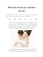 Điều tuyệt vời cha mẹ có thể làm cho con potx