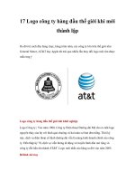 17 Logo công ty hàng đầu thế giới khi mới thành lập pot