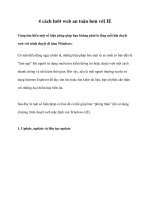 4 cách lướt web an toàn hơn với IE pot