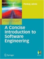 A Concise Introduction to Software Engineering docx