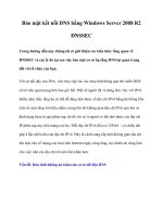 Bảo mật kết nối DNS bằng Windows Server 2008 R2 DNSSEC pot