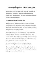 7 bí kíp sống khỏe 