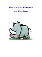 How to Draw a Rhinoceros (the Easy Way) pptx