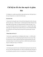 Chế độ ăn tốt cho tim mạch và giảm béo ppt