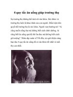 4 quy tắc ăn uống giúp trường thọ potx