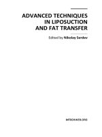 ADVANCED TECHNIQUES IN LIPOSUCTION AND FAT TRANSFE ppt