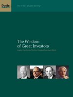 Over 35 Years of Reliable Investing™The Wisdom of Great Investors pot