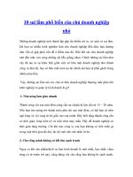 10 sai lầm phổ biến của chủ doanh nghiệp nhỏ pptx