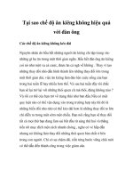 Tại sao chế độ ăn kiêng không hiệu quả với đàn ông pptx