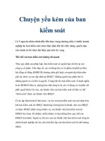 Chuyện yếu kém của ban kiểm soát pptx