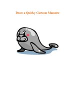 Draw a Quirky Cartoon Manatee pdf