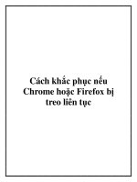 Cách khắc phục nếu Chrome hoặc Firefox bị treo liên tục. pptx