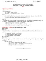 Đề kiểm tra chất lượng học kì I môn Toán - Nguyễn Minh Quân pot