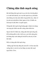 Chứng dãn tĩnh mạch nông ppt