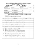 ĐỀ THI HẾT MÔN NHỮNG NGUYÊN LÝ CƠ BẢN CỦA CHỦ NGHĨA MÁC-LÊNIN - ĐỀ SỐ 19 pdf