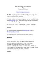 SQL Server Interview Questions By Shivprasad Koirala pptx