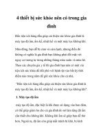 4 thiết bị sức khỏe nên có trong gia đình docx