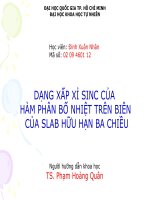 LUẬN VĂN BÁO CÁO ĐỀ TÀI: