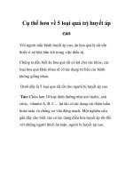 Cụ thể hơn về 5 loại quả trị huyết áp cao doc