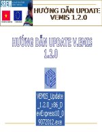 HƯỚNG DẪN UPDATE VEMIS 1.2.0 pptx