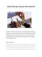 Quản lý hiệu quả trong quá trình chuyển đổi docx