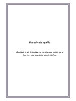 Báo cáo tốt nghiệp: Vốn cố định và một số giải pháp chủ yếu nhằm nâng cao hiệu quả sử dụng vốn ở hãng hàng không quốc gia Việt Nam ppt