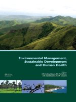 Environmental Management, Sustainable Development and Human Health pptx
