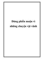 Đừng phiền muộn vì những chuyện vặt vãnh pptx