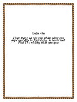 Luận văn: Thực trạng và các giải pháp nâng cao hiệu quả đầu tư Xây dựng cơ bản ở tỉnh Phú Thọ những năm vừa qua doc