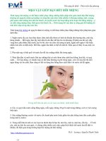 MẸO VẶT GIÚP BẠN HẾT HÔI MIỆNG doc