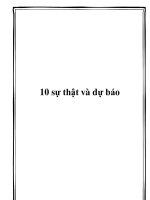 10 sự thật và dự báo potx