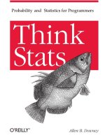 Probability and Statistics for Programmers.Think StatsProbability and Statistics for ppt