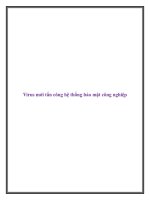 Virus mới tấn công hệ thống bảo mật công nghiệp pot