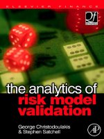 The Analytics of Risk Model Validation docx