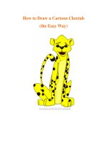 How to Draw a Cartoon Cheetah (the Easy Way) pdf