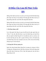 10 Điều Cần Làm Để Phát Triển DN pdf