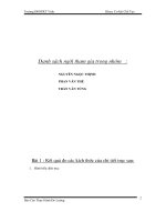 báo cáo thực hành đo lường