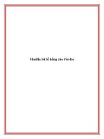 Mozilla bít lỗ hổng cho Firefox ppt