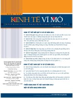 Bản tin kinh tế vi mô số 6 pptx