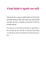 4 loại bệnh ở người cao tuổi ppt