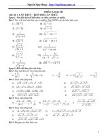 Phần 1: Đại Số docx