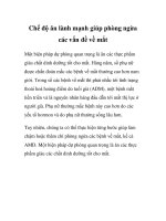 Chế độ ăn lành mạnh giúp phòng ngừa các vấn đề về mắt ppt