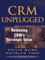 CRM Unplugged Releasing CRM’s Strategic Value pot