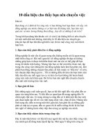 10 dấu hiệu cho thấy bạn nên chuyển việc pptx