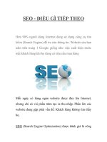 SEO - ĐIỀU GÌ TIẾP THEO docx