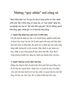 Những “quý nhân” nơi công sở ppt