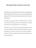 Một lượng lớn nhân viên công sở lơ là bảo mật pptx