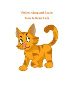 Follow Along and Learn How to Draw Cats ppt