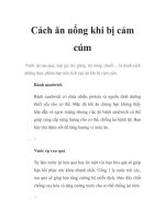 Cách ăn uống khi bị cảm cúm pdf